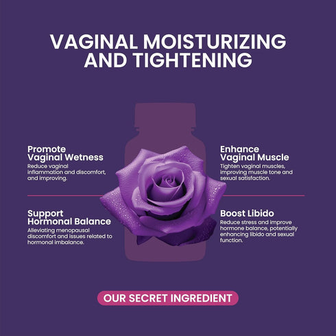 VaJayPlay 60 Count Feminine Wellness & Hydration Support Womens Balance & Comfort Capsules, Supports Moisture & Daily