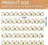YKZEYK 1/2" 25 Ribbon for Gift Wrapping Sunflowers Leaves White Pattern Fabric Ribbon Yards, Thick Gift Wrap Ribbons