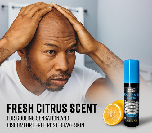 The Cut Buddy After Shave Spray for Men & Women, Alleviates Ingrown Hairs & Discomfort, Citrus Scent