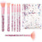 7 PCS Cute Crystal Sparkles Makeup Brushes Set, Blush, Foundation, Eye Shadow, Eyebrow, Concealers, Professional Pack