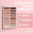 Lamora Eyeshadow Palette, Makeup with 16 Highly Pigmented Matte & Shimmer Shades, Vegan & Blendable