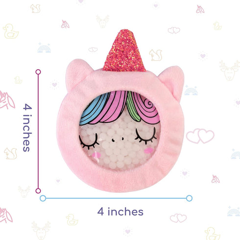 Kid’s Boo Boo Ice Packs w/Ultra Soft and Fun Sleeves- Hot and Cold Therapy - Children’s Pain Relief Cold Compress for Injuries (Unicorn)