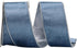 Dusty Blue Velvet Ribbon Wired 2.5" x 10 Yards Blue Christmas Wired Ribbon with Silver Metallic Back Silver Blue Wired Ribbon for Wreaths, Tree Topper Bows, Crafts, Home Decor, Gift Wrapping by DINDOSAL