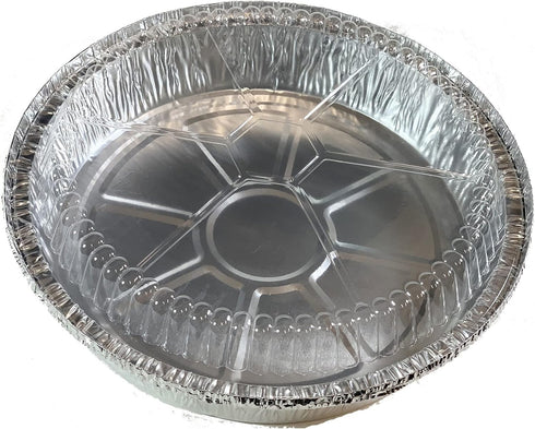 Disposable Aluminum Foil Pans with Clear Plastic Dome Lids - Heavy Duty Recyclable Containers for Baking, Roasting,