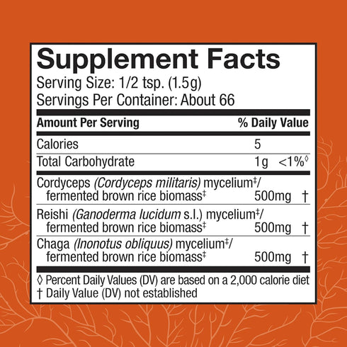 Immune 3.5 oz (66 Host Defense Breathe* Powder - & Respiratory Support Mushroom Supplement - Herbal Lung Health Support