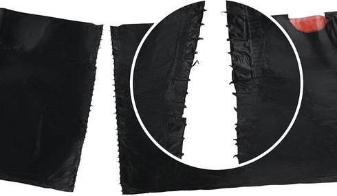 6 Gallon Drawstring Trash Bags, Black, 110 Counts