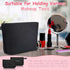 Weewooday 8 Pack Blank DIY Canvas Zipper Pouch - Bulk Makeup Bags for Back to School Gifts, Black
