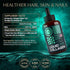 Liquid Collagen Peptides - 10,000mcg Collagen & 5,000mcg Biotin Drops for Youthful Skin, Hair Growth, Lemon Flavor