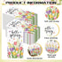 Jingmore 100 Summer Pcs Spring Paper Guest Towels Floral Tulip Disposable Bathroom Hand Towels Decorative Butterfly