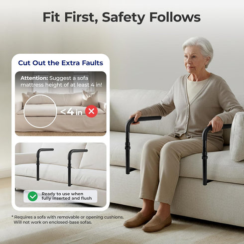 L1 18 Stand Assist Rail for Couch, Chair Stand Assist Aid for Elderly, Elderly Assistance Products, Disabled, Senior