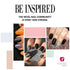 Revel Nail Dip Powder - Black Dip Powder for Nails, Chip Resistant Nail Powder with Vitamin E and Calcium, DIY