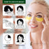 SWISSÖKOLAB Under Eye Patches, 24k Gold Eye Mask for Puffy Eyes, Collagen Gel Pads