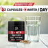 5 HTP Supplement 1010mg - 60 Capsules with Vitamin B6, L-Tryptophan for Mood, Brain Health & Immune Support
