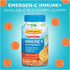 Emergen-C Immune+ Immune Gummies, Vitamin D plus 750 mg Vitamin C, Immune Support Dietary Supplement, Caffeine Free, Gluten Free, Super Orange Flavor - 45 Count