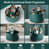 360 Rotate Makeup Brush Holder Organizer, Green Makeup Storage for Vanity, Desktop, Bathroom Countertop Organization