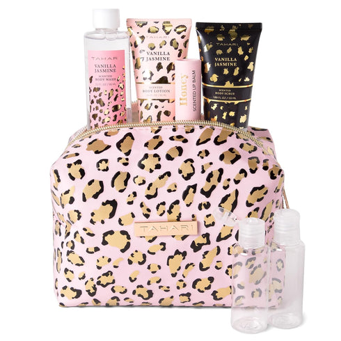 Tahari Spa Gift Set for Women - Vanilla Jasmine Bath Kit, Includes Body Lotion, Body Wash, Hand Cream