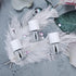 6PCS Empty Nail Polish Bottles with Brush, Refillable DIY Glass Nail Polish Bottles with Funnel & Mixing Balls (10ML,