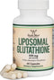 Liposomal Glutathione Supplement 500mg - 60 Capsules, Max Absorption, Vegan Safe, Non-GMO