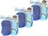 Microfiber Double Sided Scrub & Wipe Sponge Pad for Kitchen & Bath, Reusable Machine Washable (6pc)