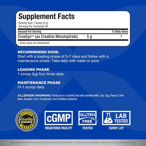 ALLMAX Nutrition Creatine Monohydrate, Micronized Powder for Strength and Muscle Recovery, 400g