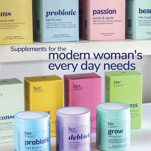 her own Probiotic & Prebiotic Gummy, 60 Gummies, Supports Digestive Health & Immune Health, Vegan, 5 Billion CFUs