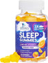 Melatonin Sleep Gummies Sugar Free, 60 Sleep Gummies - Natural Extra Strength Sleep Support for Adults
