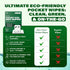 Pack 99.5% 30 Packs 6 (180 Zero Trace Flushable Wipes Portable Travel Wipes with Aloe Pocket Size for Adults, Kids
