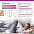ADK Vitamin Supplement - Enhanced Bone Health with High Potency Vitamins A, D3, K2, 60 Capsules (Pack of 2)