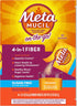 Packets, 44 Packets, 4-in-1 Metamucil On-the-Go Sugar-Free, Psyllium Husk Fiber Supplement, Orange Flavored, Individual