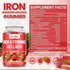 Iron for Women Gummies, 25mg Iron Supplement with Multivitamins, 2 Pack for Iron Deficiency & PMS Support