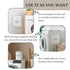 Magnetic Lint Bin for Laundry Room, Metal Trash Can with Lid, Laundry Co Sign, White