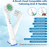 Compatible Oral B Replacement Brush Heads, Ultra Soft Bristle for Sensitive Gum Care