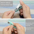 PAFASON Nail Clipper Set with Nail Catcher & Czech Float Glass Nail File, Super Sharp for Men & Women