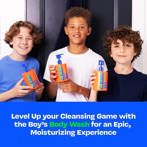 Body Wash for Kids, Tween & Teen Boys (14 oz) with Natural Citrus Scent, No Harsh Ingredients