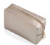 PU Leather Cosmetic Bag for Women, Minimalism Makeup Pouch for Daily Use, Portable Water-resistant Toiletry Bag, Coffee