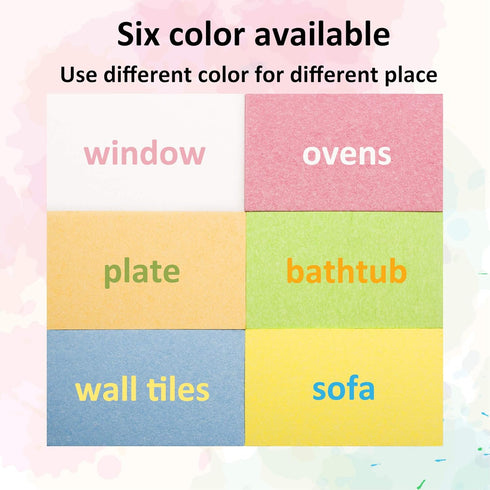 Cleaning Sponge,Kitchen Sponges Pack,Non-Scratch Cellulose Sponge for Bathroom,Cars,Colorful Compressed Sponge (36 Pack) by ARCLIBER