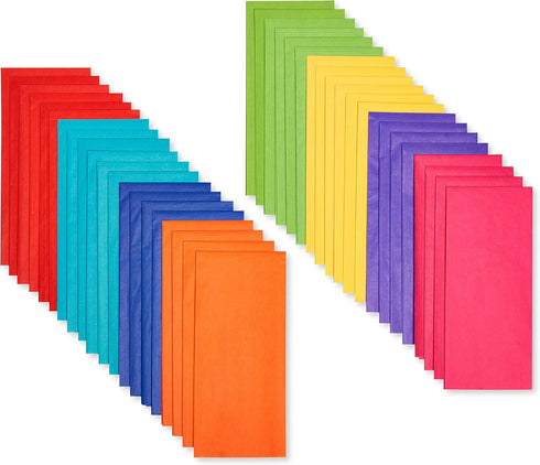 American Greetings 40 Sheet 20 in. x 20 in. Bold Colored Tissue Paper for Graduation, Birthdays and All Occasions by American Greetings