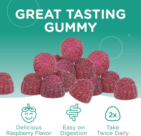 Chapter One Magnesium Gummies, Great Tasting Magnesium for Kids, Calm Kids Magnesium, Certified Kosher (60 Flavored
