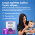 Baby Teeth Wipes, Grape Flavor, Xylitol-Enriched Dental Wipes, 20 Count, Pack of 3