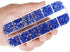 LPBeads 3456 Pieces 6 Sizes Sapphire Flat Back Round Crystal Rhinestones for Crafts Nails Art Face Makeup DIY