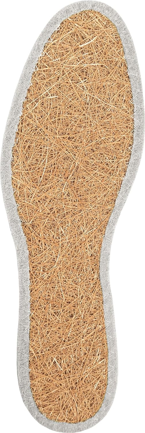 pedag Deo Fresh Natural Terry Cloth & Sisal Insoles, Handmade in Germany, Fully Washable, Grey, US W13 M10 / EU 43,