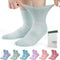 Bulinlulu Diabetic Socks for Men Women,6 Pairs Bamboo Viscose Non Binding Ankle