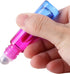 inice 12 Pack Gradient Color Roller Bottles, 10ml Glass Essential Oils Applicator with Golden Metal Cap