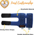 BodyMoves 2 Double Sided Solid Support Finger Splints, Plus 2 Sleeves, 2020 Edition Aqua Blue