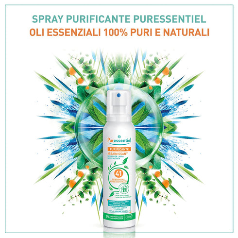 Puressentiel Purifying Air Freshener Spray - 6.75 oz Room Spray with 41 Essential Oils