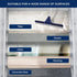 DSV Standard Floor Squeegee for Concrete Floor, 17.5" Heavy Duty Squeegee with 62" Handle
