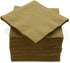 Amcrate 100 Pack Gold Beverage Napkins, 2 Ply, Ideal for Wedding, Party, Birthday, Dinner, Lunch, Cocktails (5” x 5”)