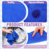 Xosjska 10 30" 20" Pcs Extra Large Microfiber Cleaning Cloth, x Washable Reusable Large Floor Cloth Rags Multicolor