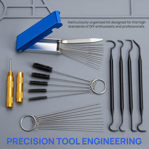 Nozzle Set 13 10 5 4 1 ETCTK5 Nano Mist Sprayer Cleaning Tool Cleaning Kit for Facial Steamer Wires, Cleaning Picks