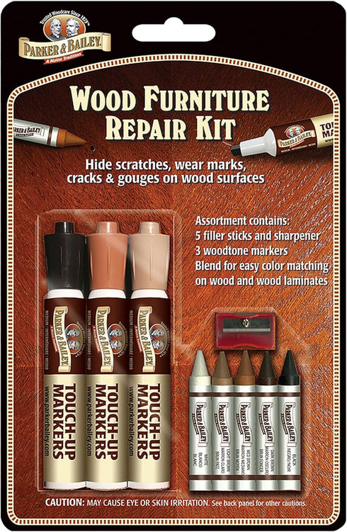 Parker & Bailey Wood Furniture Repair Kit, 3 Count